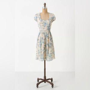 Anthropologie Moulinette Soeurs Montserrat silk blend Dress size 4